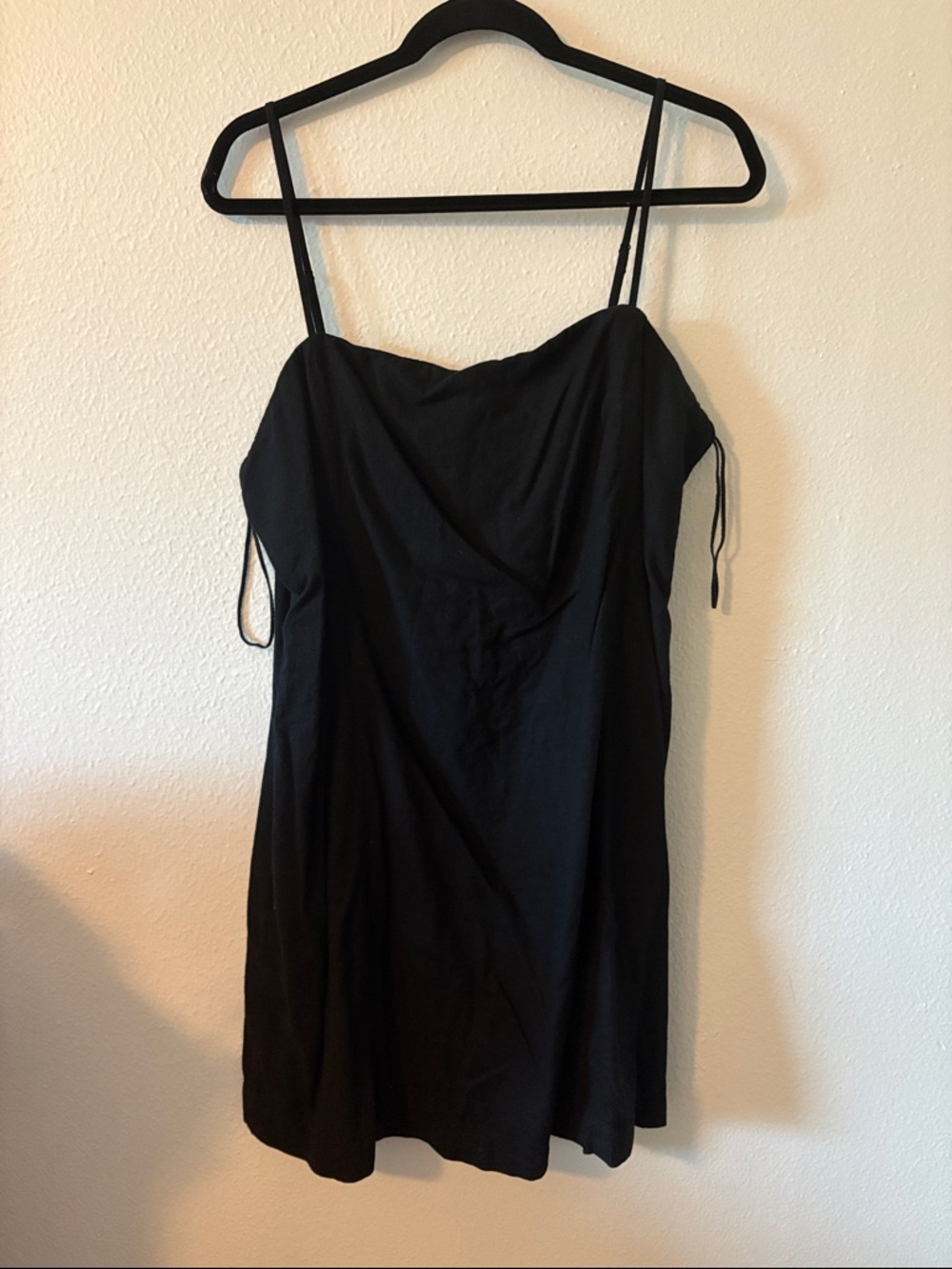 GAP Black Spaghetti Strap Mini Dress